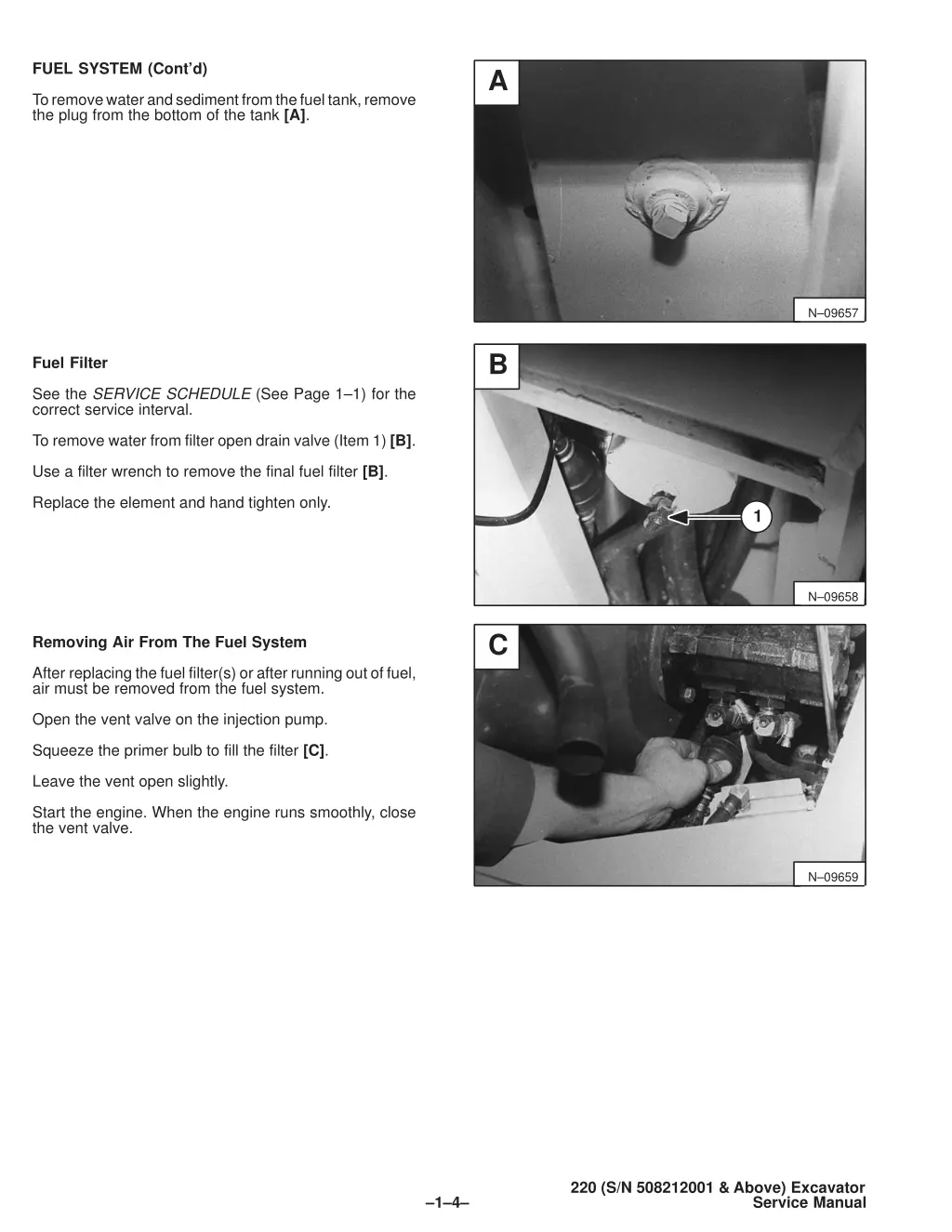 fuel system cont d