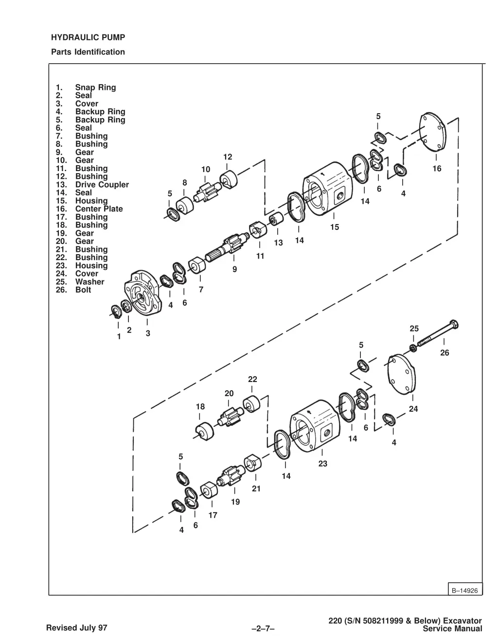 hydraulic pump 1