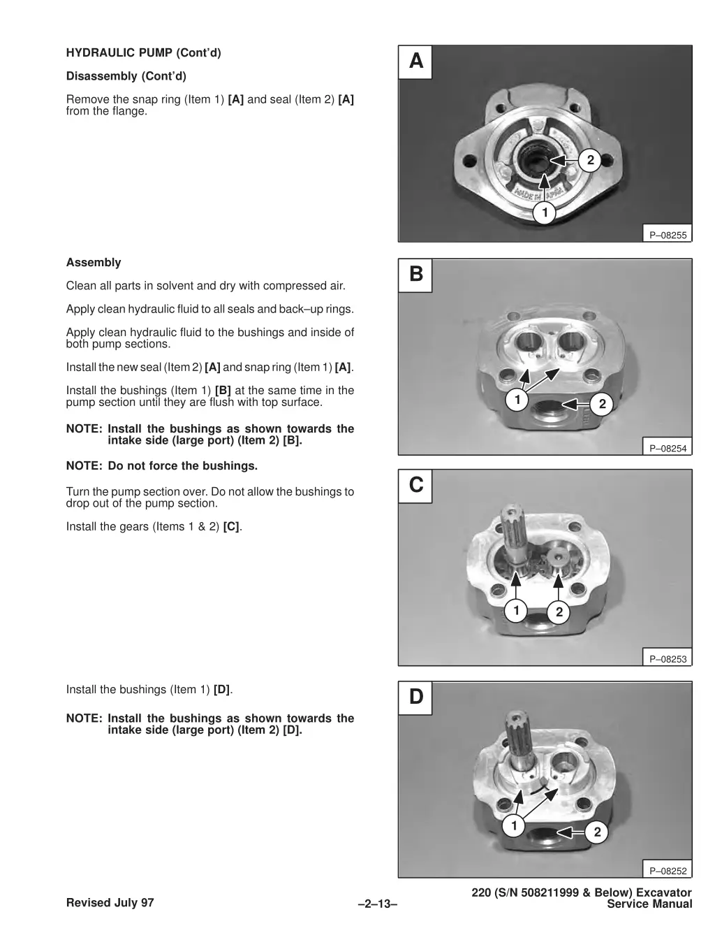 hydraulic pump cont d 5