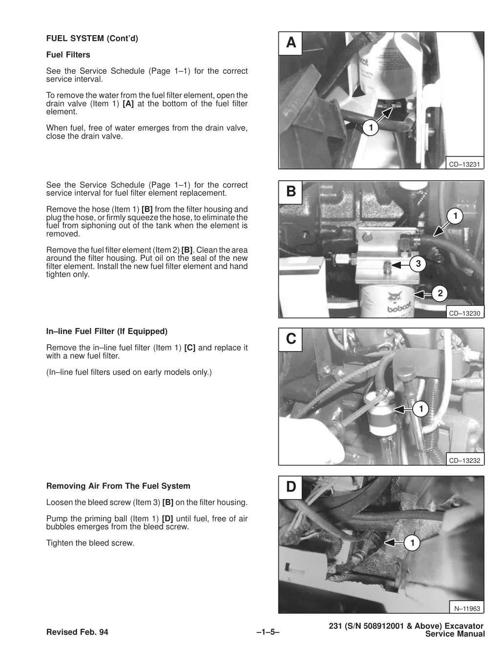 fuel system cont d