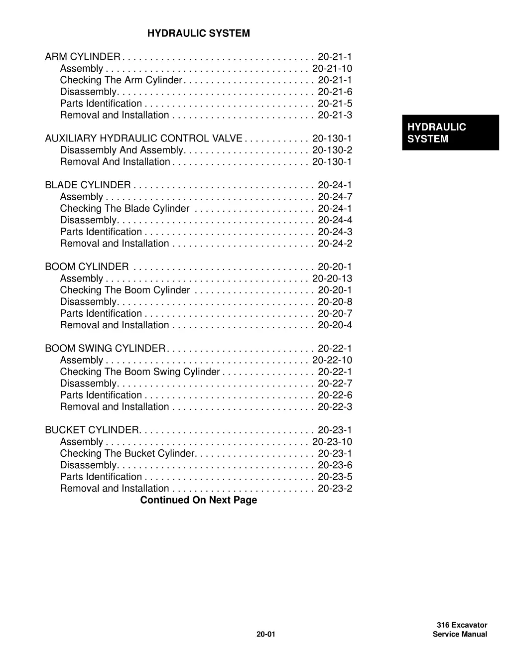 hydraulic system 1