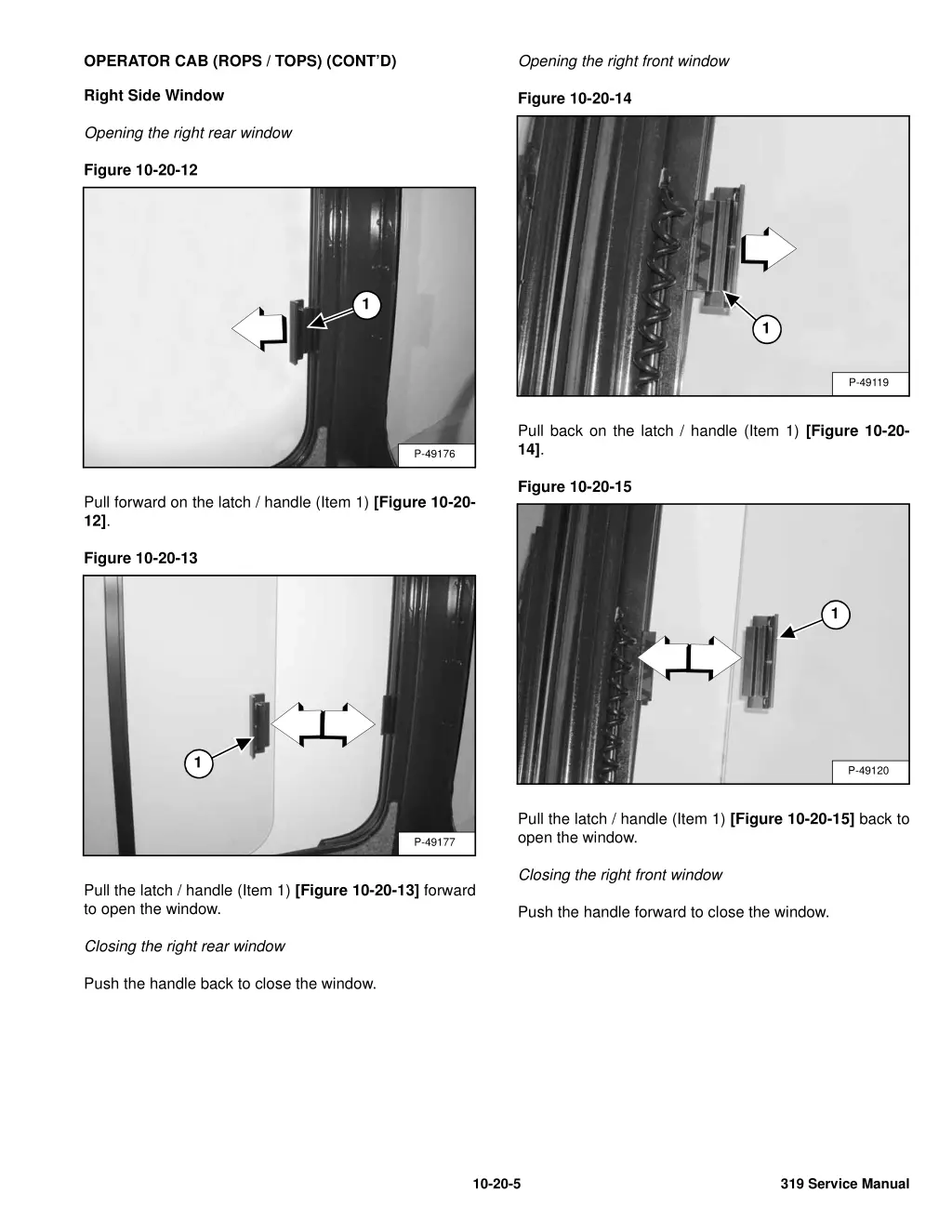 opening the right front window