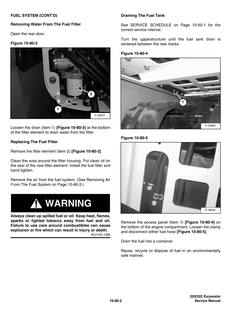 fuel system cont d