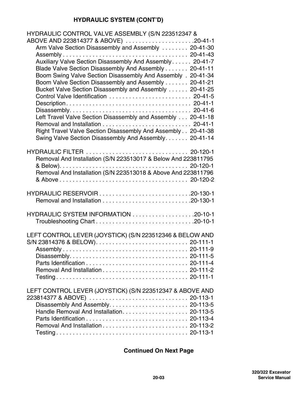 hydraulic system cont d 5