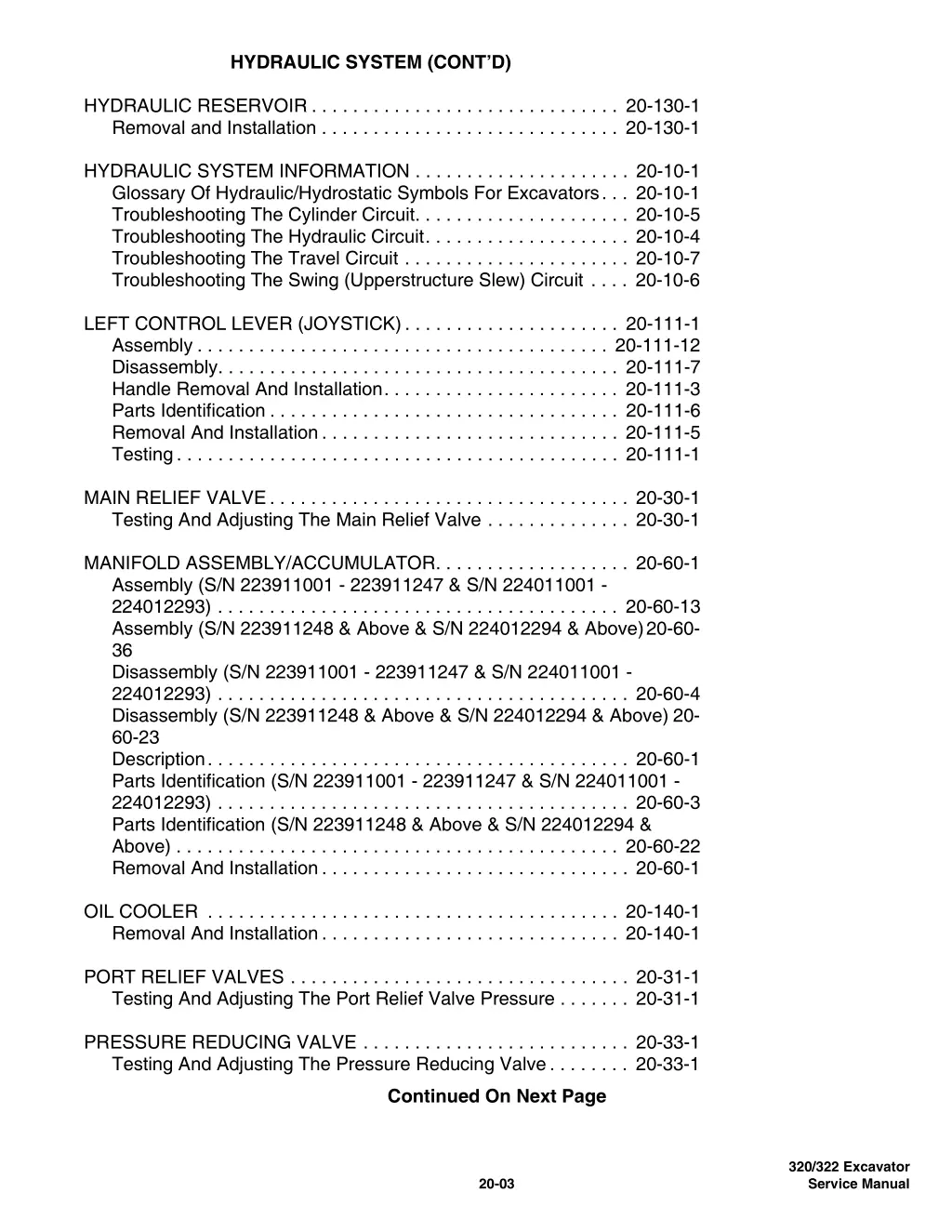 hydraulic system cont d 3