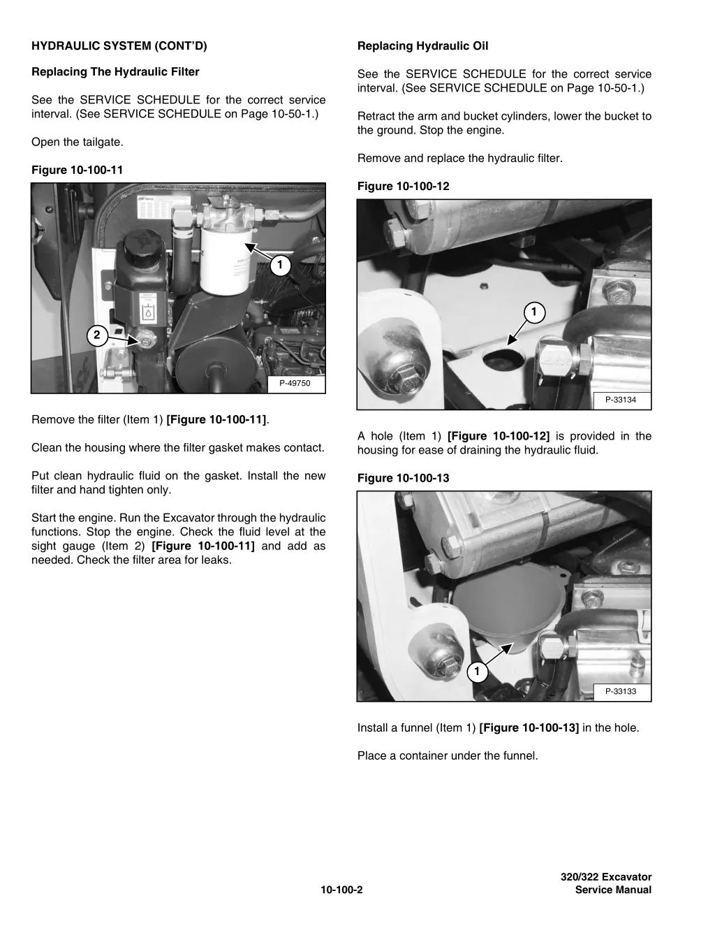 hydraulic system cont d