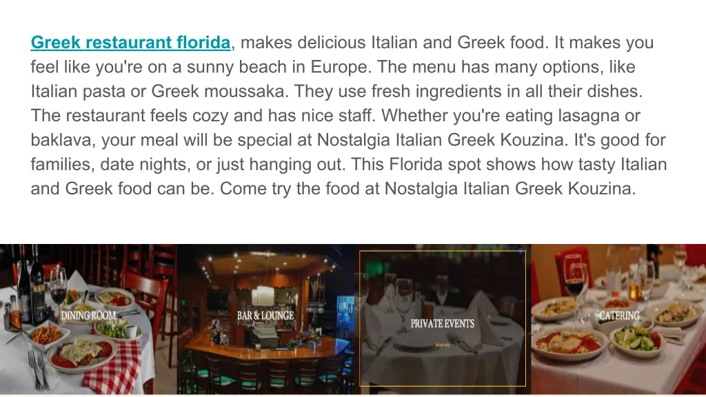 greek restaurant florida make s delicious italian