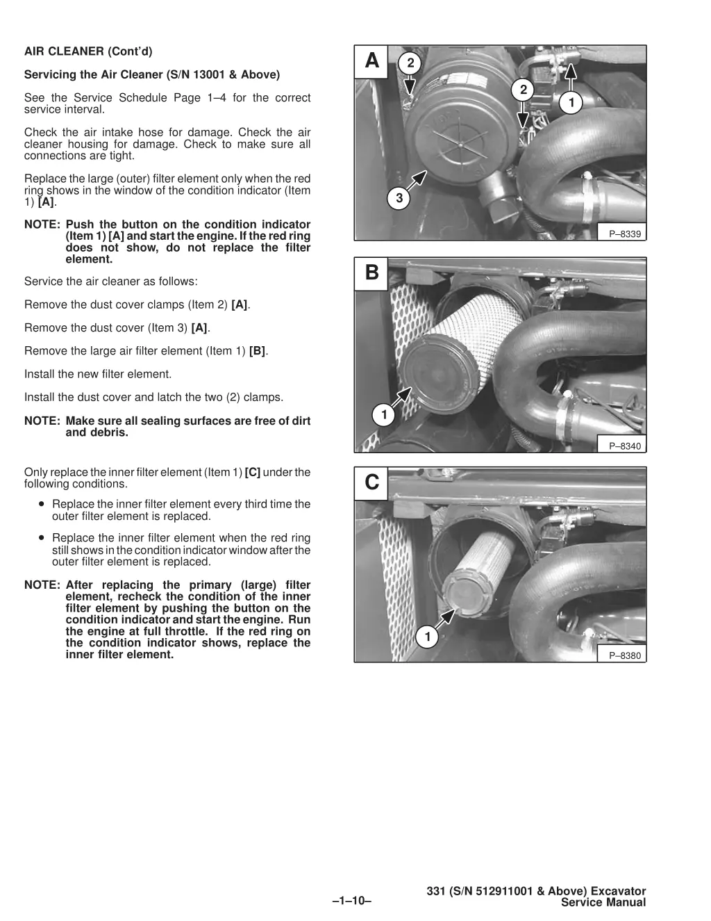 air cleaner cont d 1