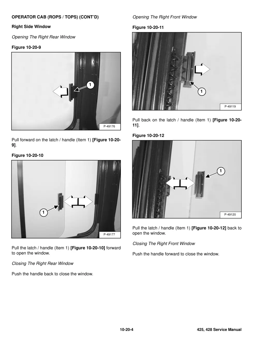 opening the right front window