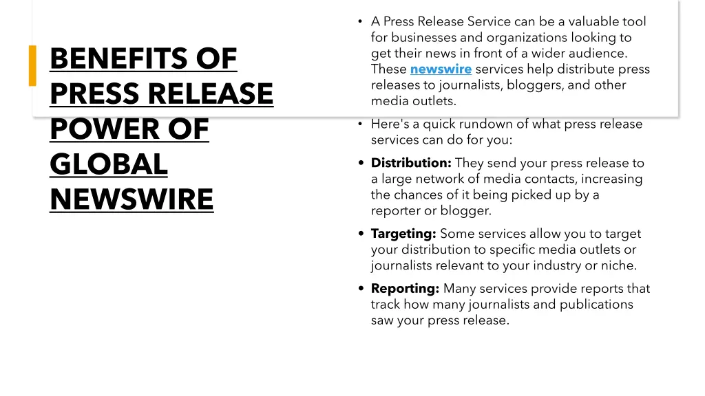 a press release service can be a valuable tool