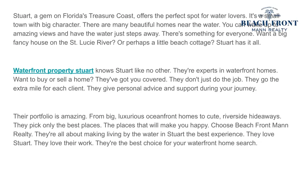 stuart a gem on florida s tre asure coast offers