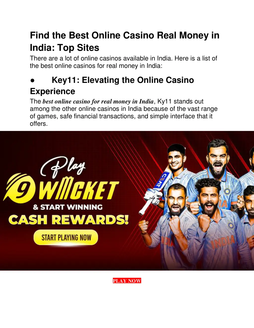 find the best online casino real money in india