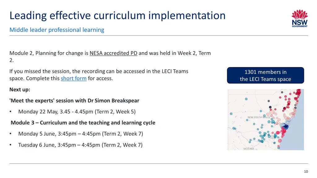 leading effective curriculum implementation