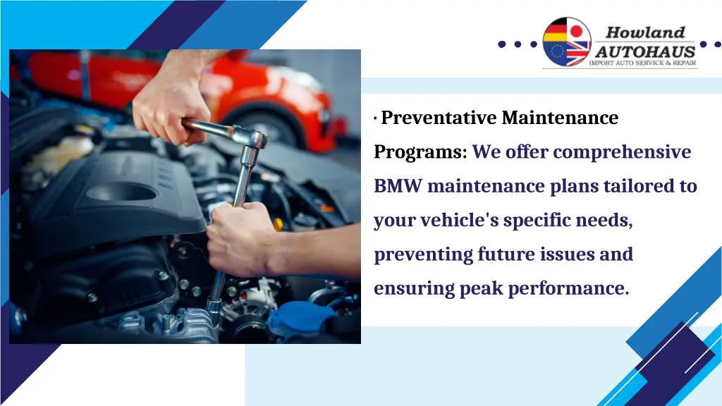 preventative maintenance