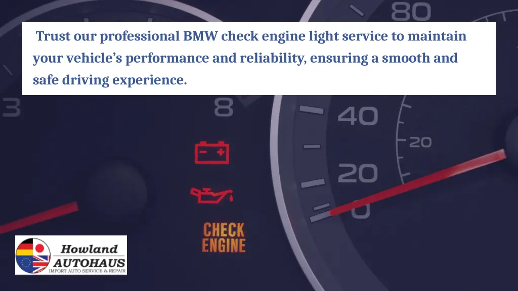 trust our professional bmw check engine light