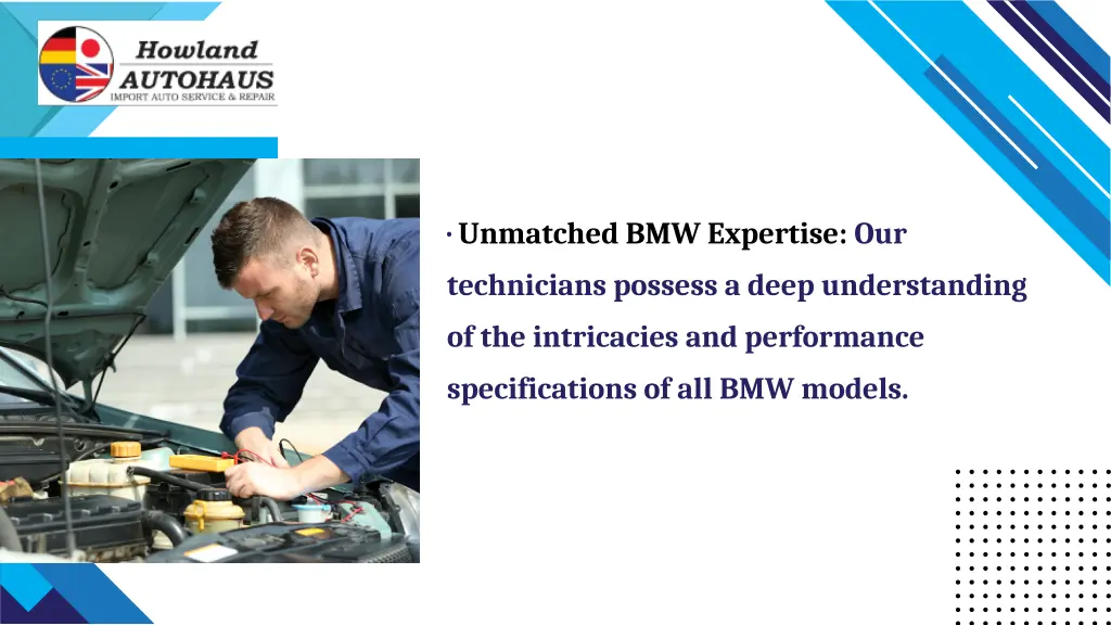 unmatched bmw expertise our