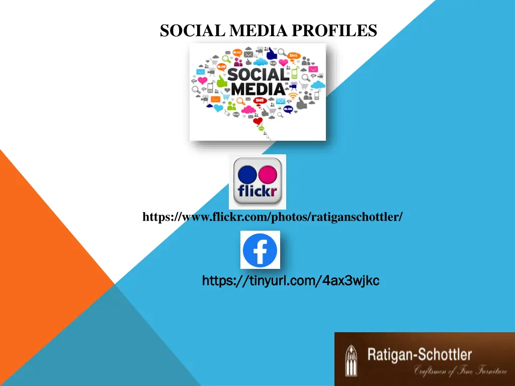 social media profiles