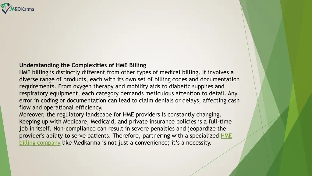 understanding the complexities of hme billing