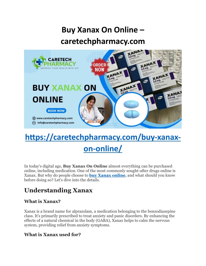 buy xanax on online caretechpharmacy com