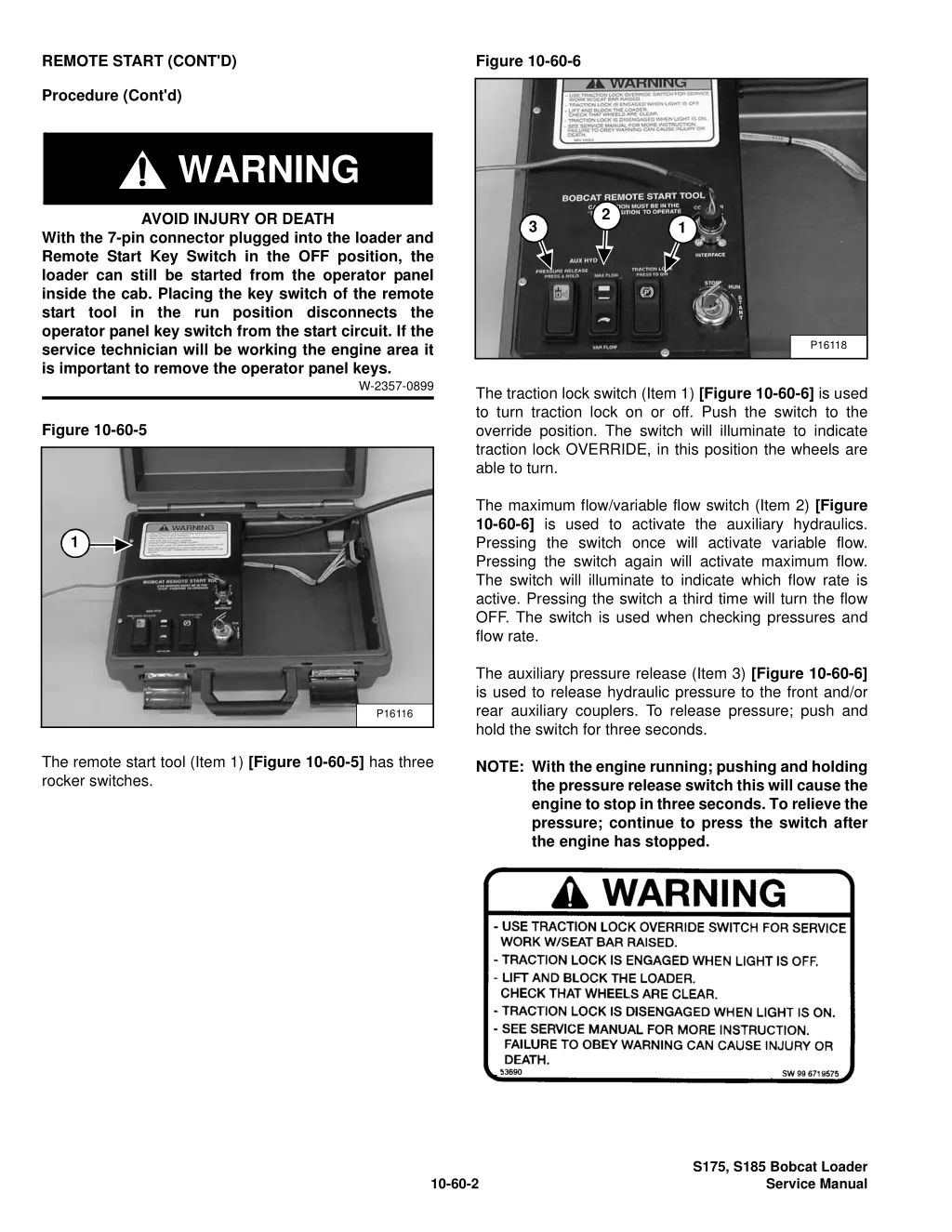 remote start cont d