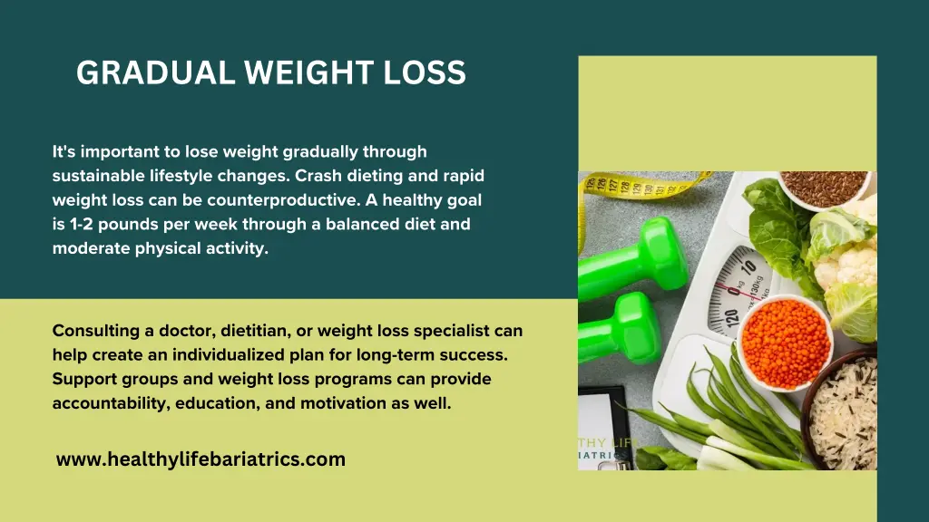 gradual weight loss