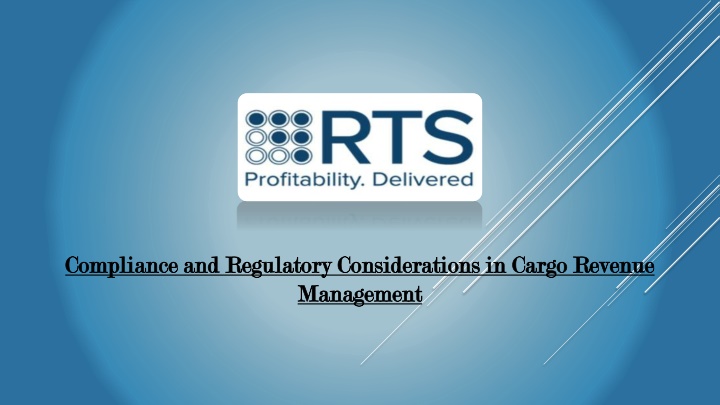 compliance and regulatory considerations in cargo