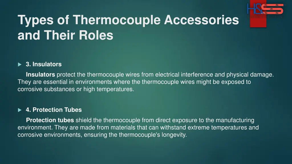 types of thermocouple accessories and their roles 1