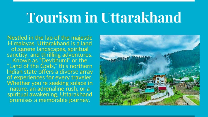 tourism in uttarakhand