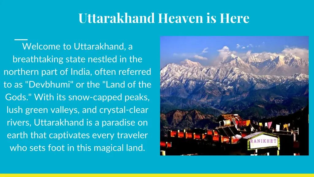 uttarakhand heaven is here