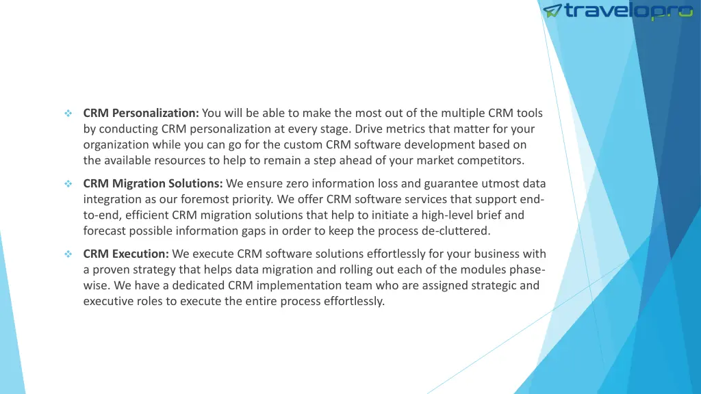 crm personalization you will be able to make