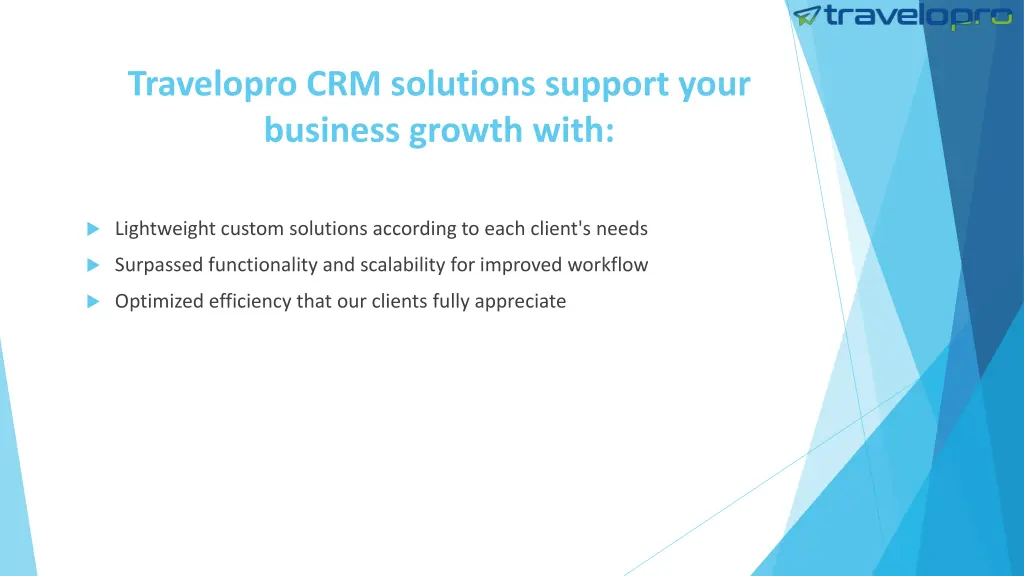 travelopro crm solutions support your business