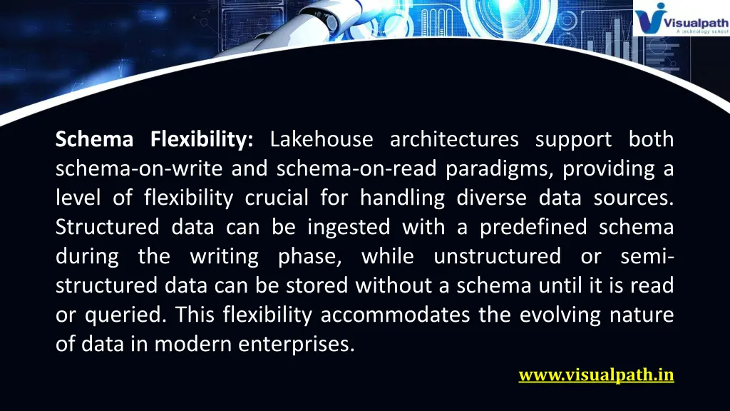 schema flexibility lakehouse architectures