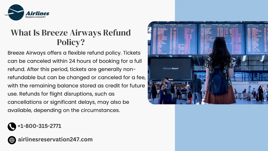 what is breeze airways refund policy breeze