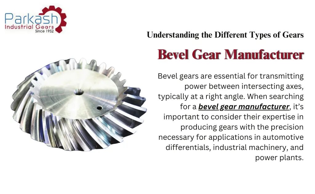 understanding the different types of gears