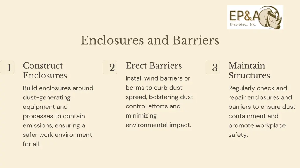 enclosures and barriers