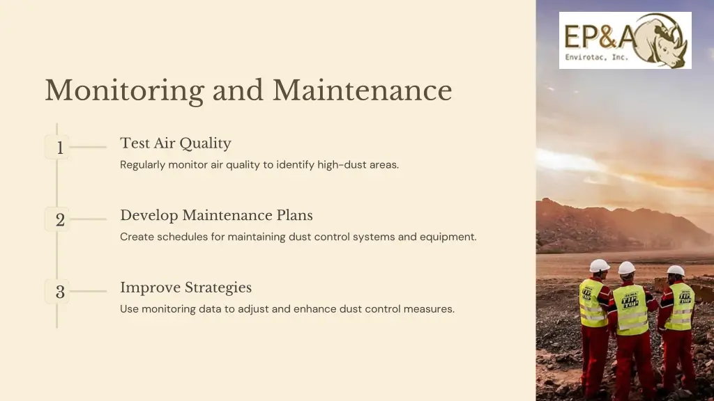 monitoring and maintenance