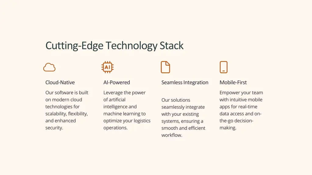 cutting edge technology stack