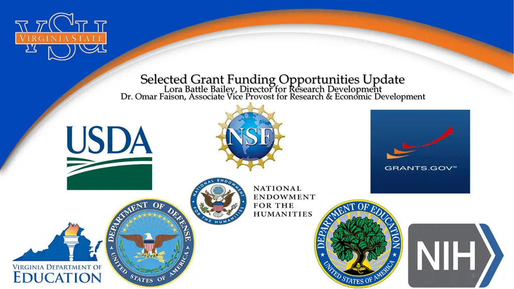 selected grant funding opportunities update lora