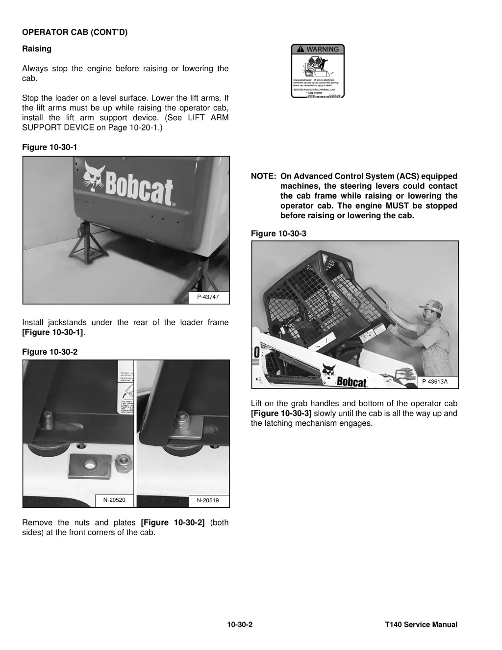 operator cab cont d