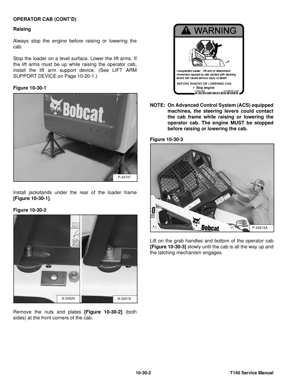 operator cab cont d