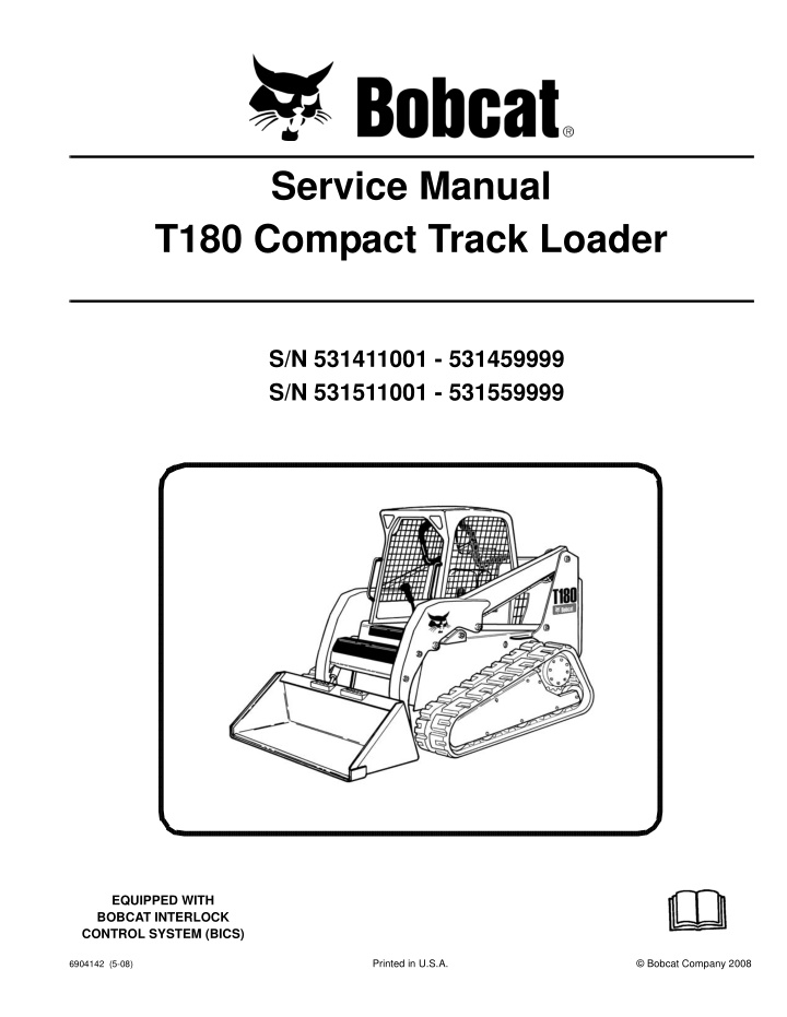 service manual t180 compact track loader