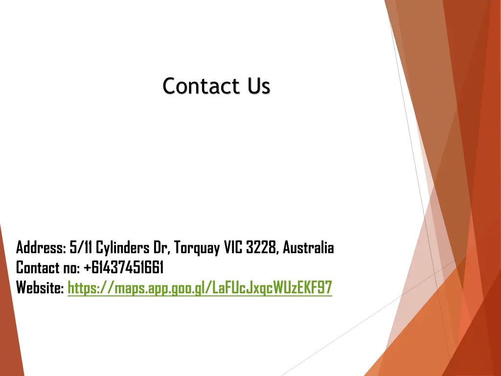 contact us