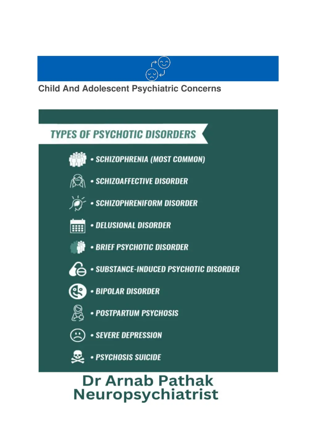 child and adolescent psychiatric concerns