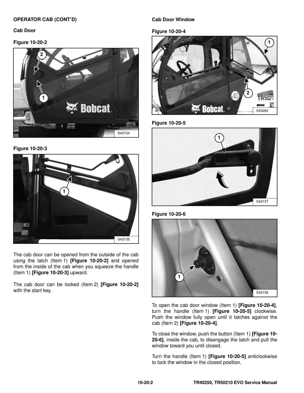 operator cab cont d