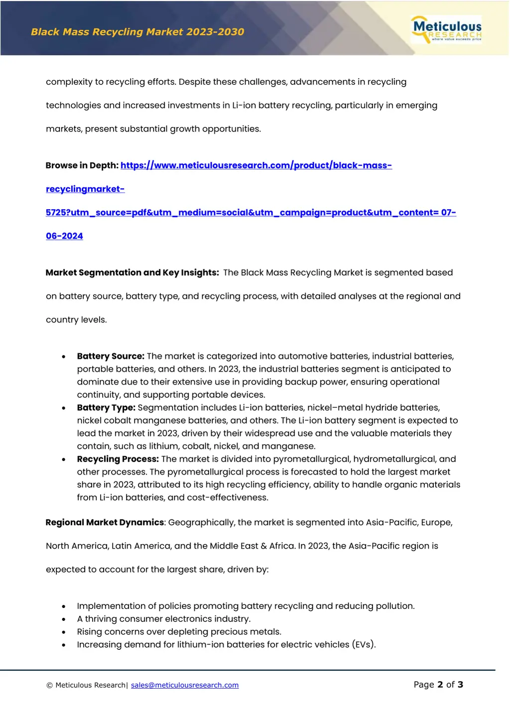 bla ck mass recycling market 202 3 20 30 1