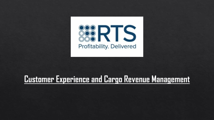 customer experience and cargo revenue management