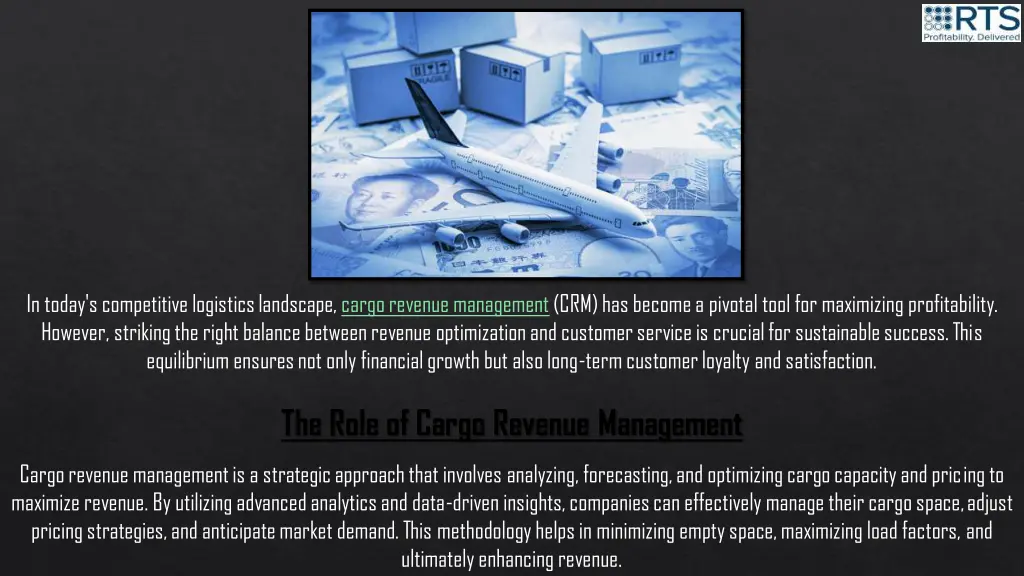 in today s competitive logistics landscape cargo