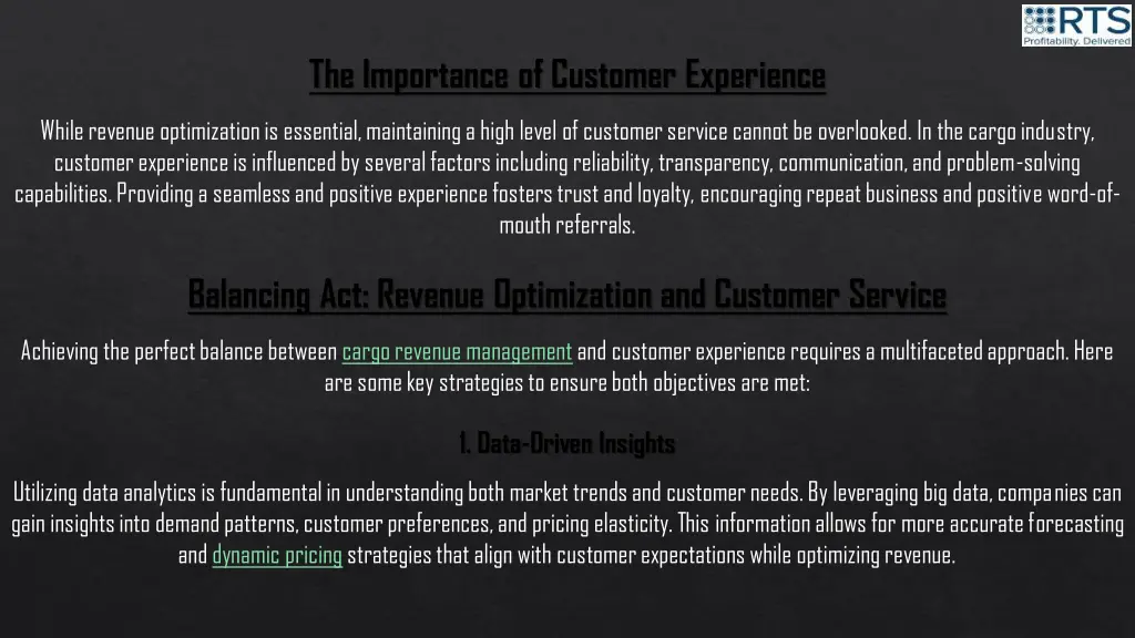 the importance of customer experience