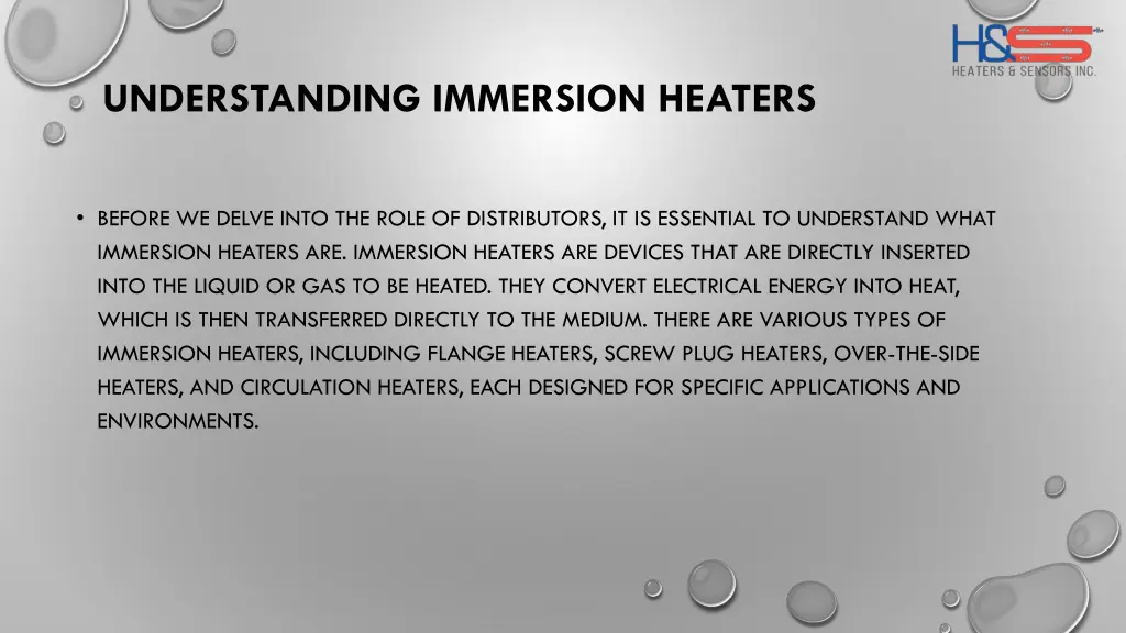 understanding immersion heaters