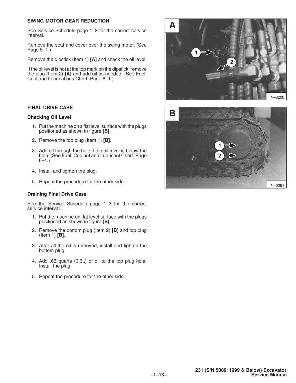 swing motor gear reduction